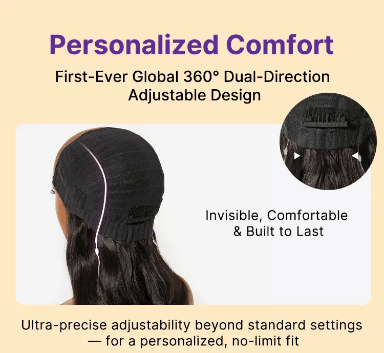 MyOwn-Fit™ PartingMax Glueless Wig 180% Density Loose Body Wave 7x6 Closure HD Lace Pre Cut & Plucked & Bleached Ready to Go-27