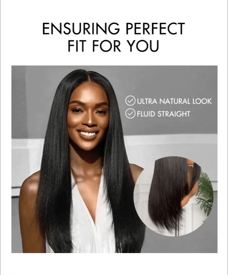 Limited Design | Blow Out Layered Cut C Part Glueless 5x5 Closure HD Lace Wig with Bangs| Large & Small Cap Size-10