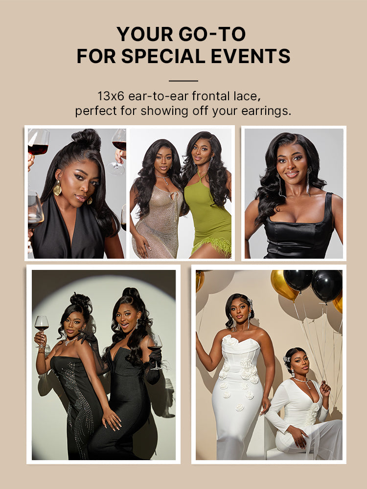 NatureMAX 200% Density Ombre Brown Loose Wave Glueless 13x6 HD Lace Front Wig Human Hair Pre-Cut Lace Flexi-Fit Drawstring Cap-14