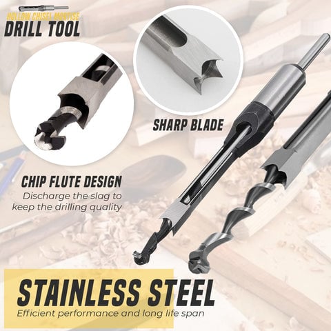 🔥2023Hot Sale 🔥Hollow Chisel Mortise Drill Tool