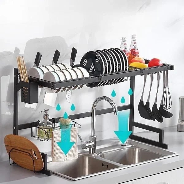 🔥 Last Day Promotion🔥 New Adjustable Dish Drainer on the sink💝