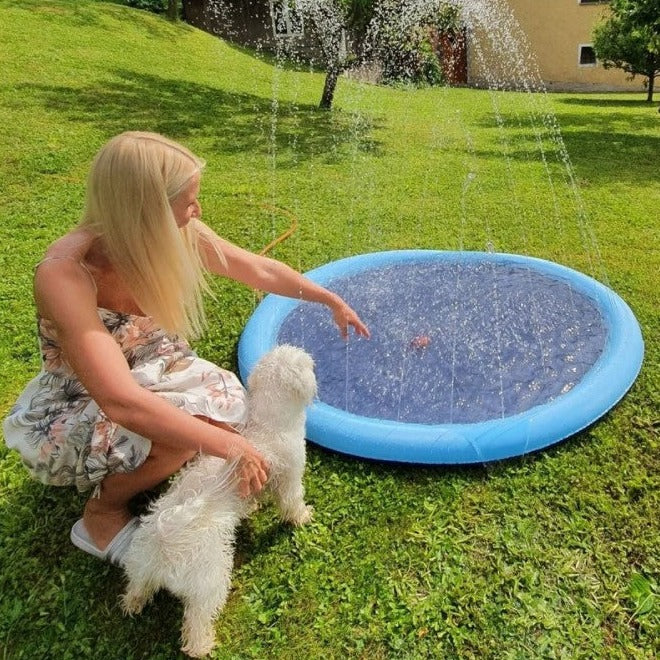  Refreshing Dog Sprinkler Pad（FREE Shipping - Today Only）