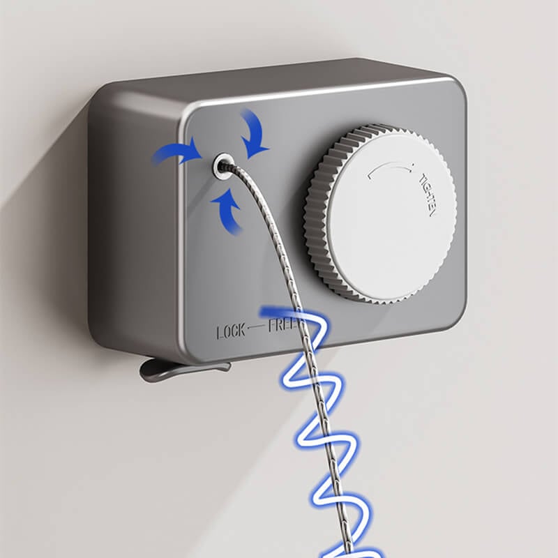 🔥Hot sale 49% OFF—Invisible Retractable Clothesline