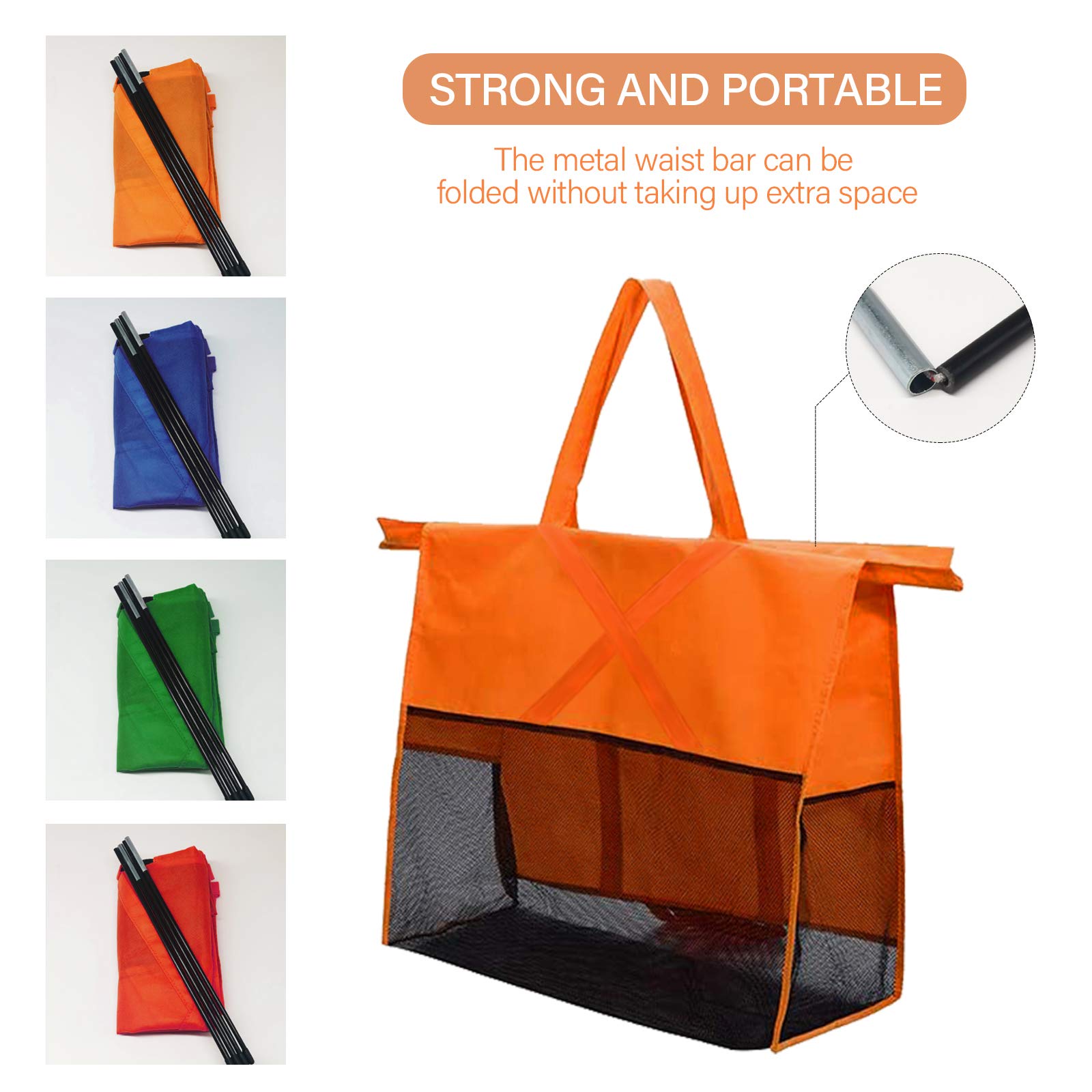 🌎🌱 Reusable Trolley Bags for Shopping Cart Save You From Having To Use Plastic Bags