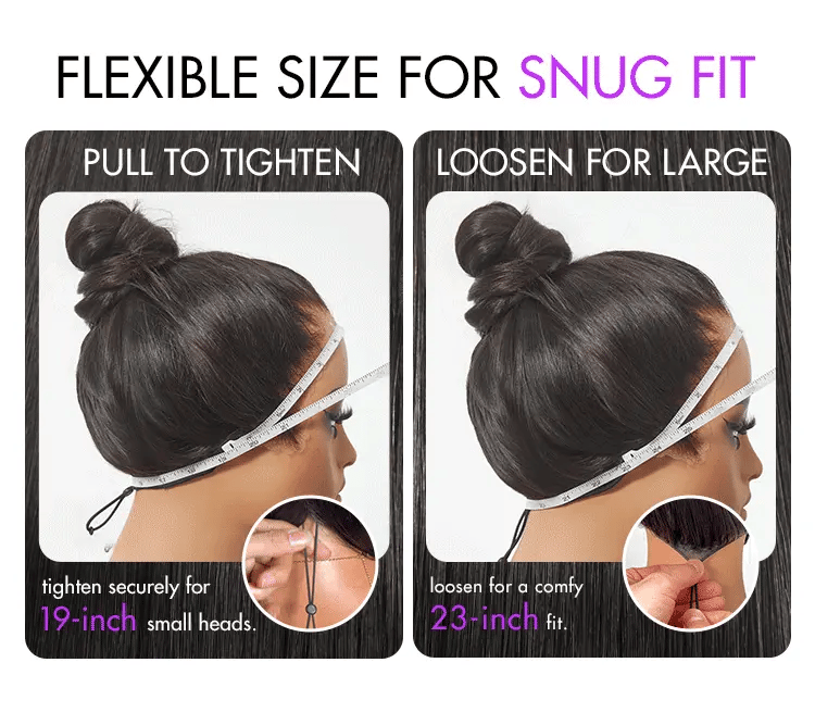 PreMax 250% Density Water Wave Glueless Flexi-Fit Drawstring 13x4 Frontal Lace Fluffy Curly High Density Wig Pre-Cut Lace-12
