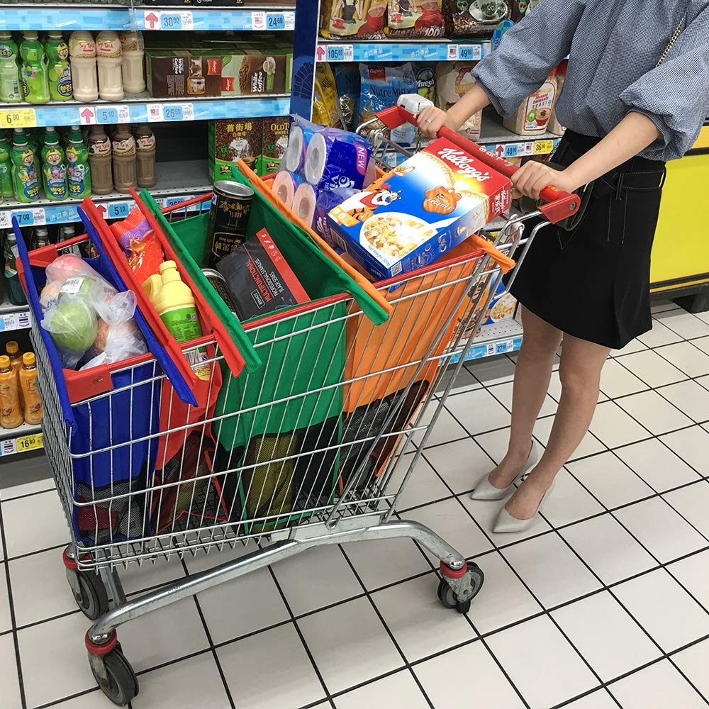 🌎🌱 Reusable Trolley Bags for Shopping Cart Save You From Having To Use Plastic Bags