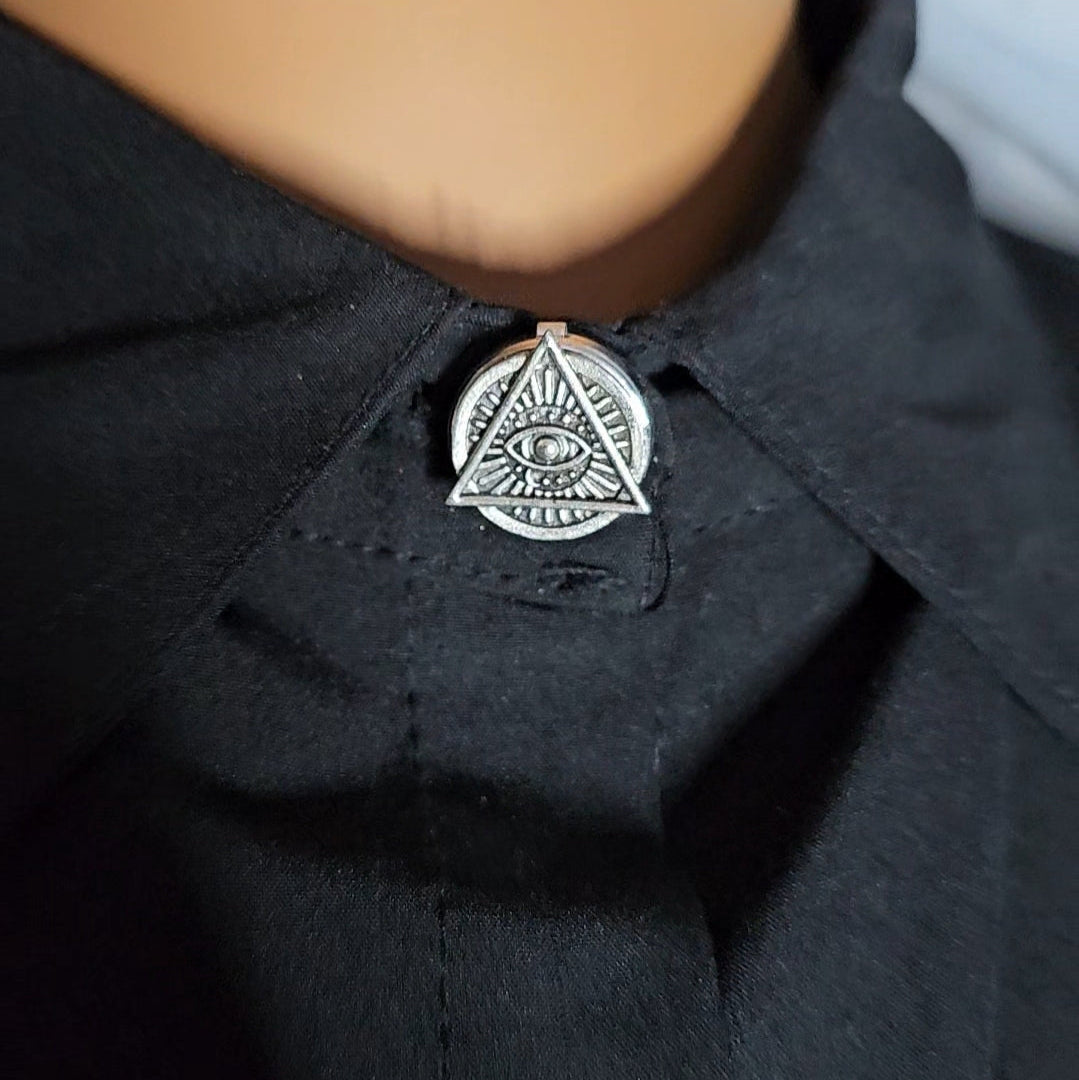 All seeing eye button cover