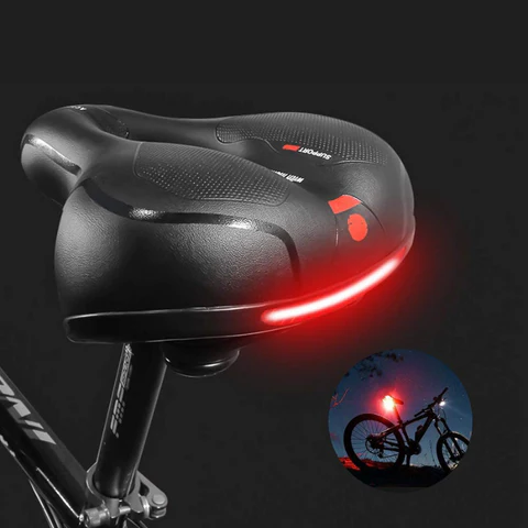 Extra Wide Comfort Bicycle Saddle
