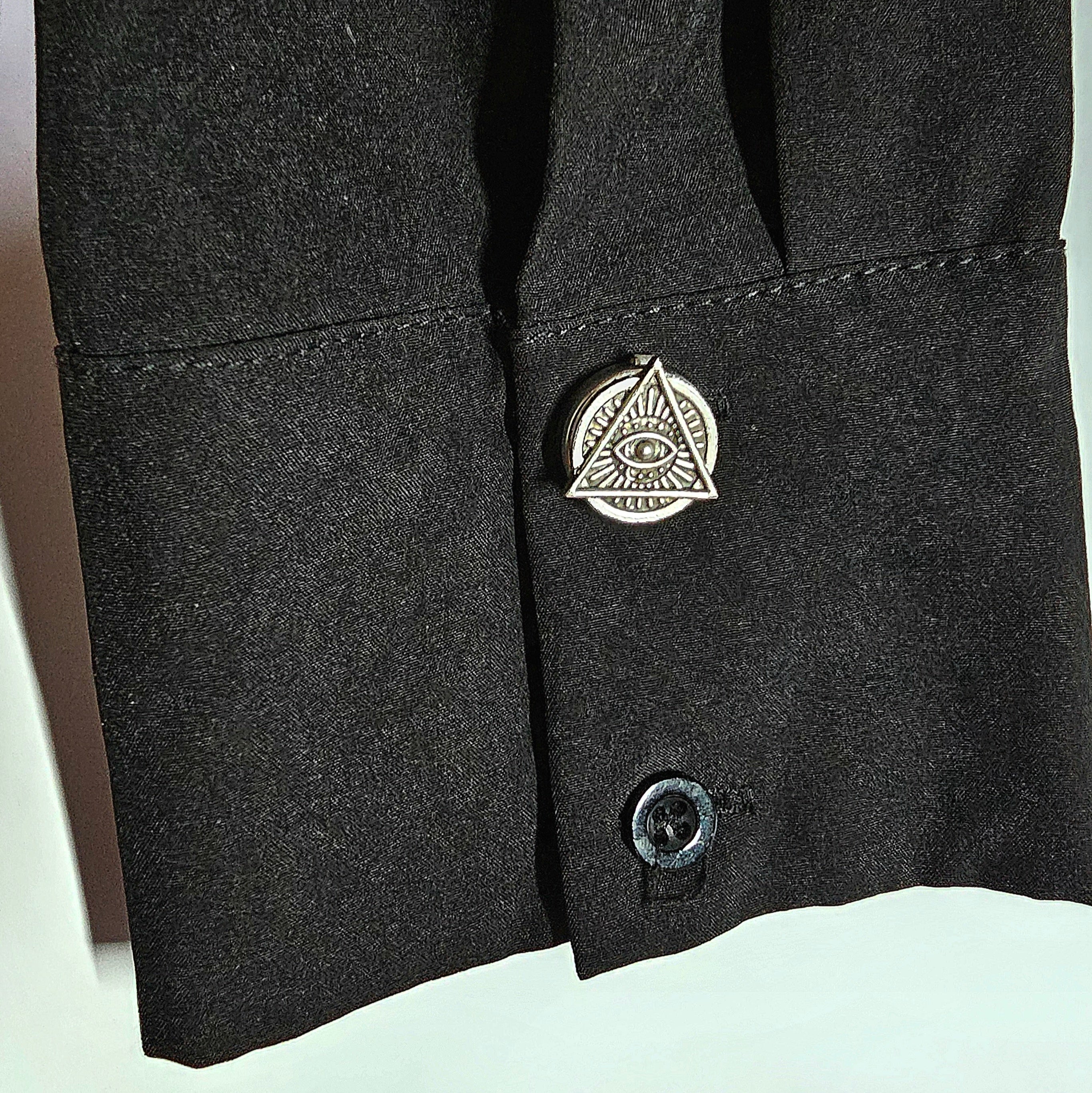 All seeing eye button cover