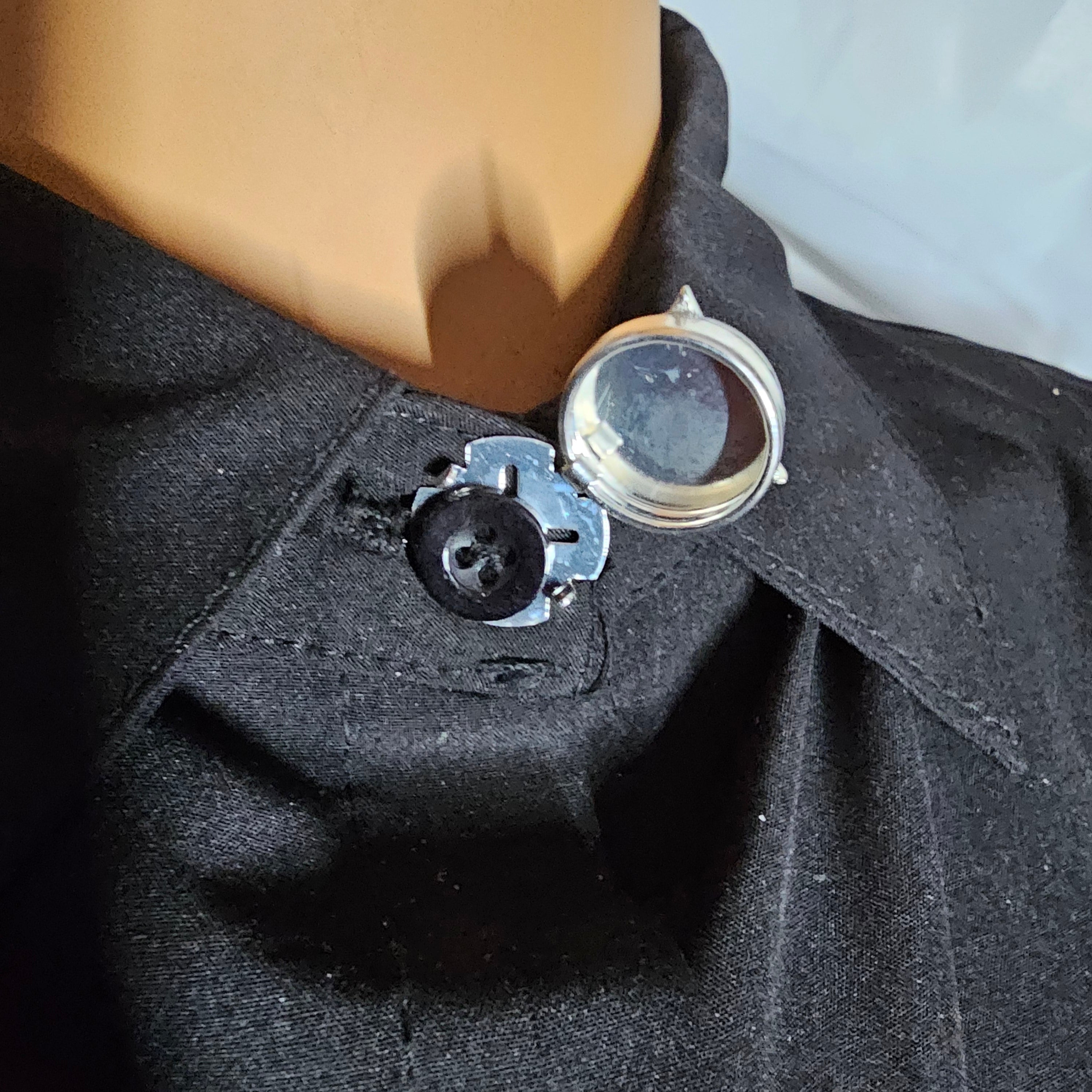 All seeing eye button cover