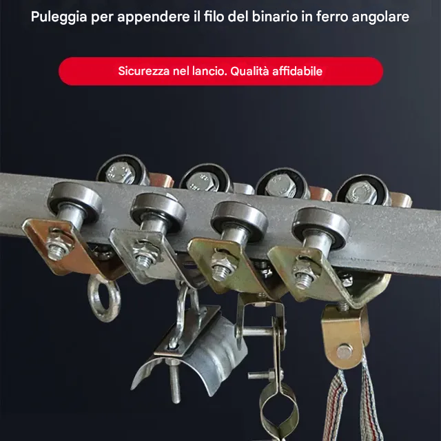 Puleggia angolare in ferro