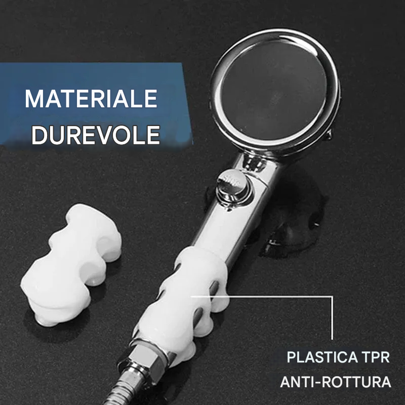 Supporto per soffione doccia a mani libere