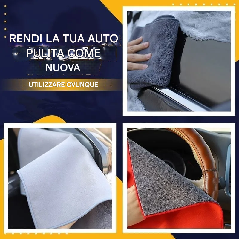 Asciugamano super assorbente per l'asciugatura dell'auto