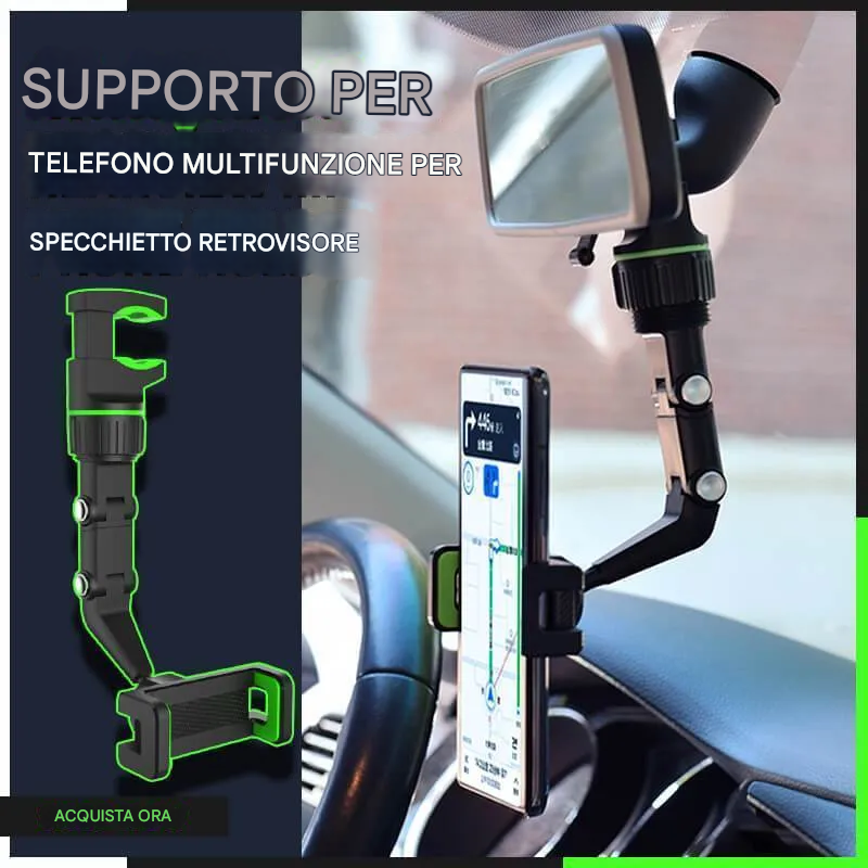 🔥SUPPORTO UNIVERSALE MULTIFUNZIONE REGOLABILE A 360°