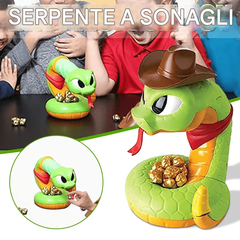 Giocattolo elettrico a forma di serpente a sonagli, ingannevole e spaventoso