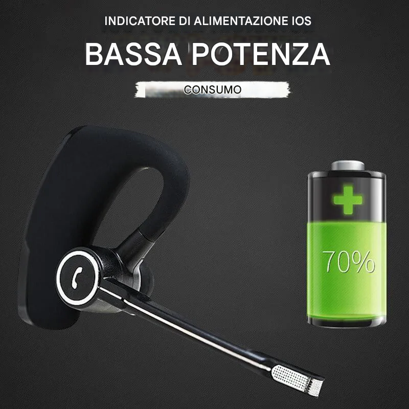 Cuffie stereo wireless Bluetooth per uso aziendale