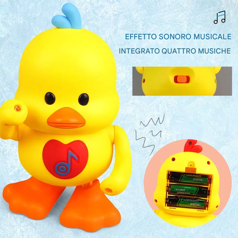 Giocattolo anatra danzante (colore casuale)