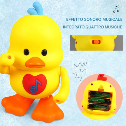 Giocattolo anatra danzante (colore casuale)