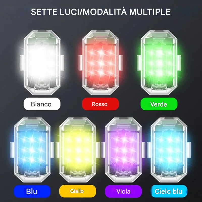 Luce stroboscopica LED wireless ad alta luminosità