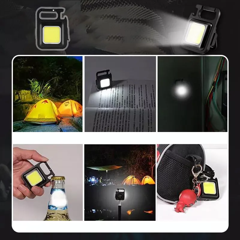 Portachiavi multifunzionale con luce di emergenza
