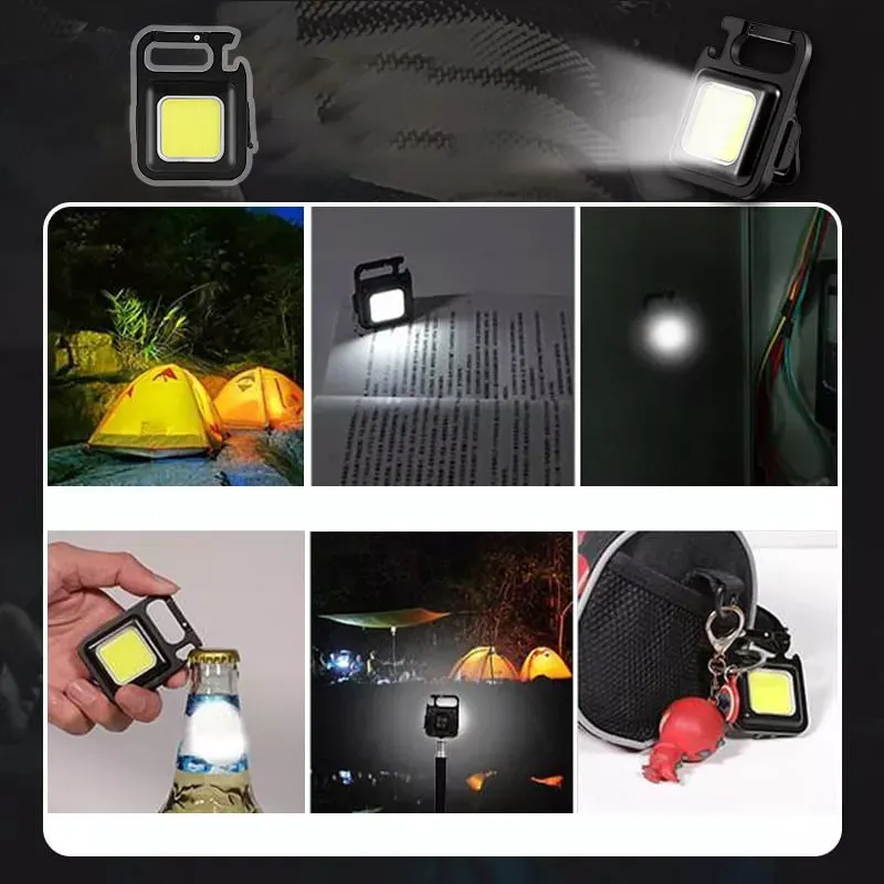 Portachiavi multifunzionale con luce di emergenza