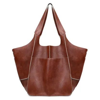 Borsa tote in pelle oversize