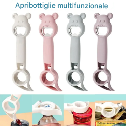 Nuovo apribottiglie 4 in 1