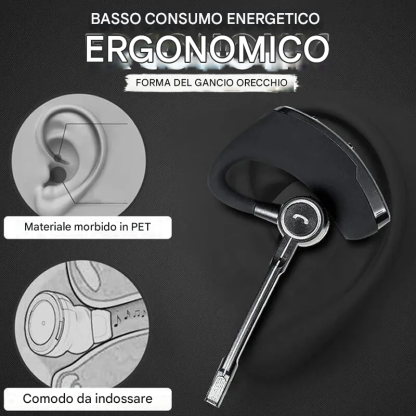 Cuffie stereo wireless Bluetooth per uso aziendale