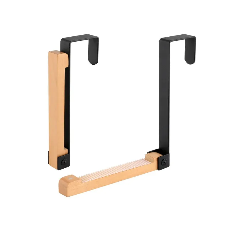 Ganci pieghevoli in legno sopra la porta