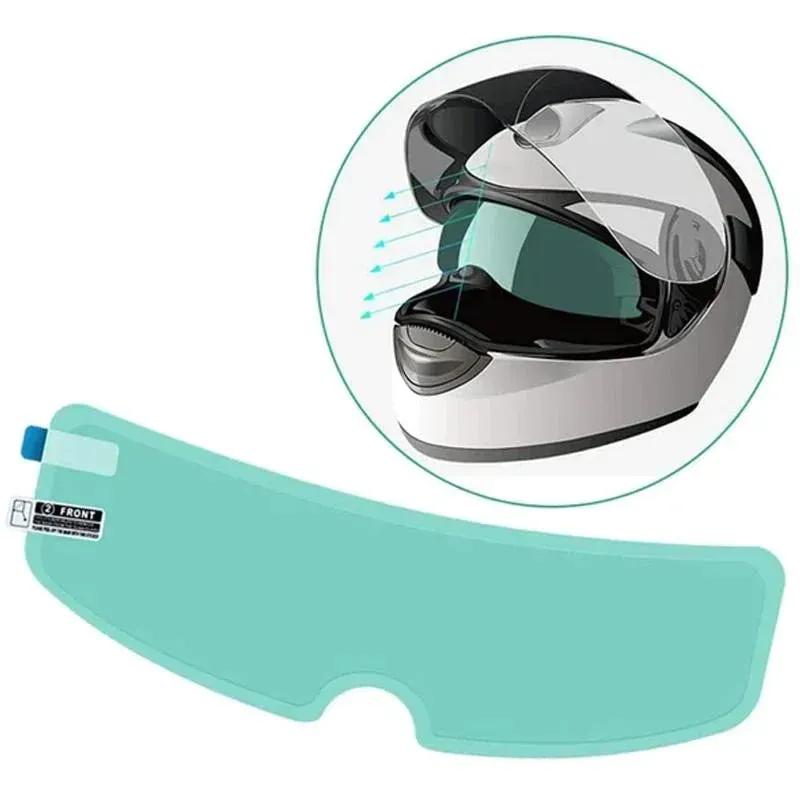 Pellicola antiappannamento o antipioggia per casco