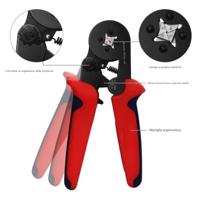 Kit di utensili per pinze a crimpare