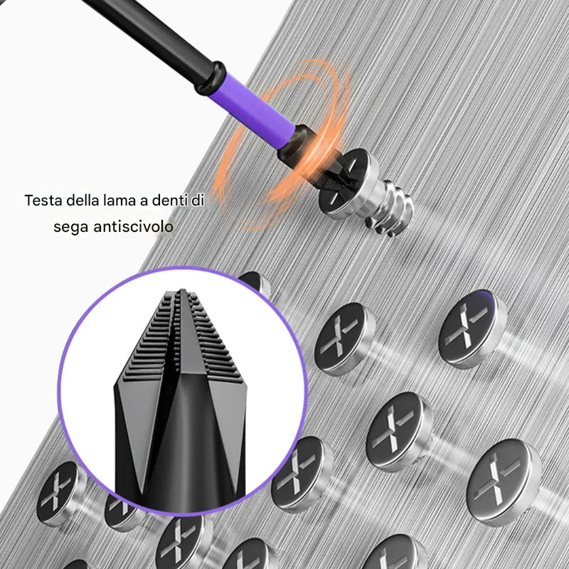 D1 Anti-Slip And Shock-Proof Bits With Phillips Screwdriver Bits