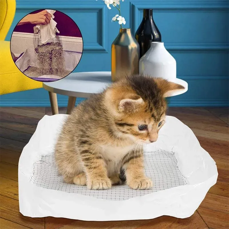 Rete filtrante per lettiera per gatti riutilizzabile