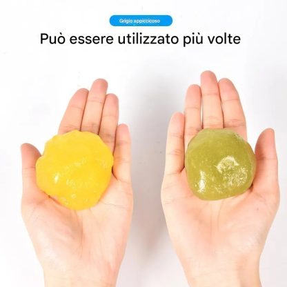 Gel detergente antipolvere, confezione da 2