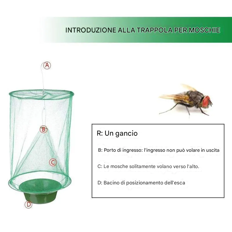 Acchiappa-mosche per interni ed esterni