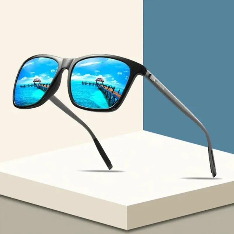 【🔥 Risparmia il 50% oggi 🔥 】Occhiali da sole polarizzati da uomo in alluminio e magnesio di nuovo design