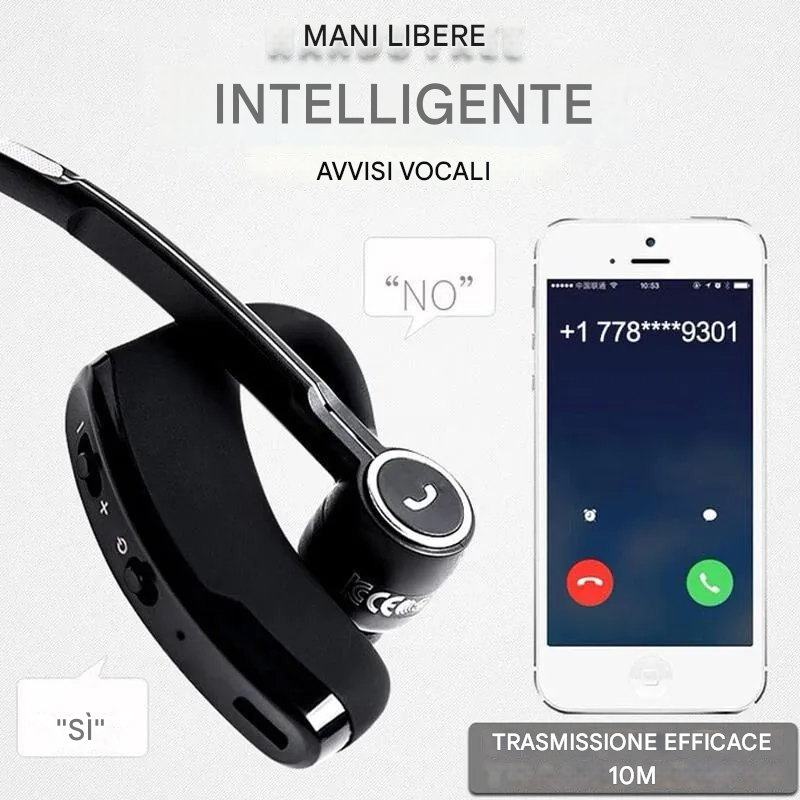 Cuffie stereo wireless Bluetooth per uso aziendale