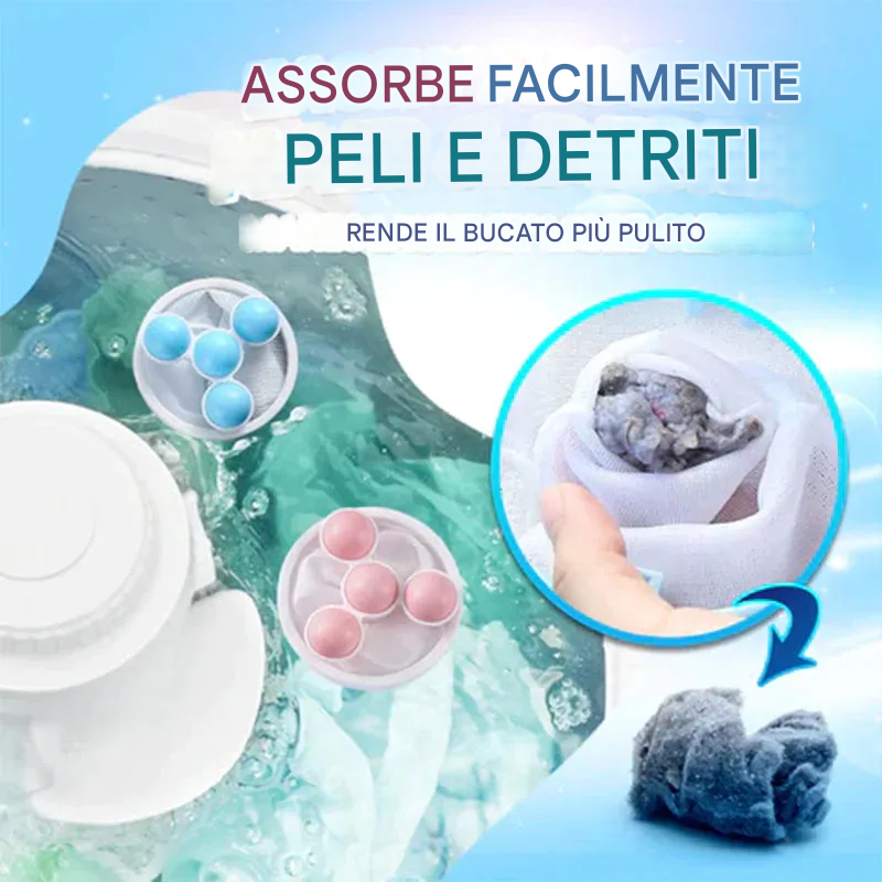 Sacchetti a rete per filtro per capelli per lavatrice
