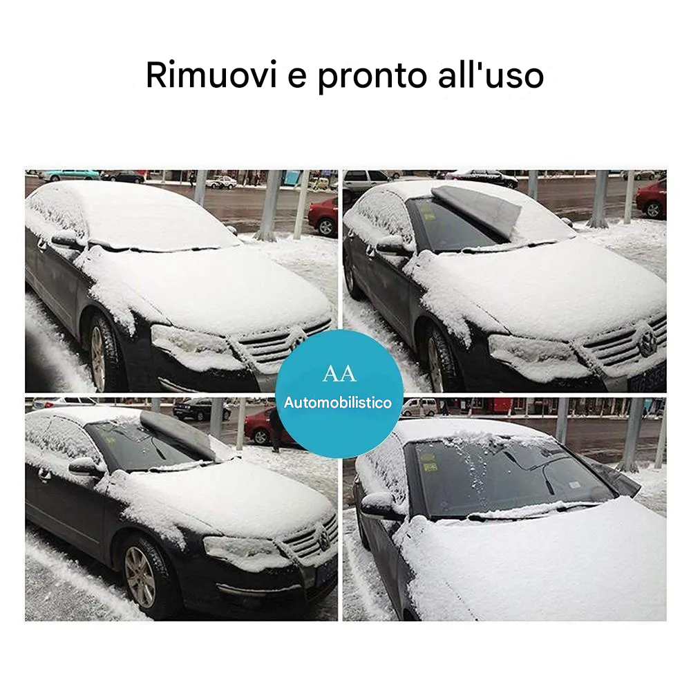 Copertura magnetica per parabrezza auto