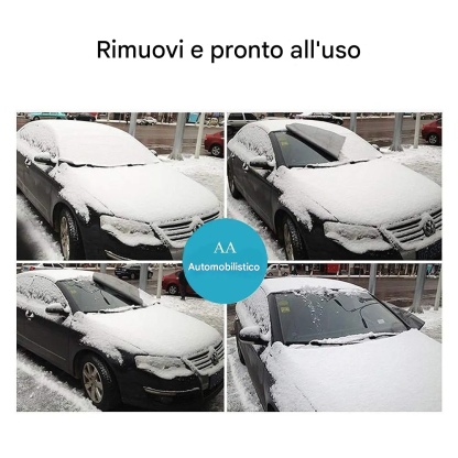 Copertura magnetica per parabrezza auto