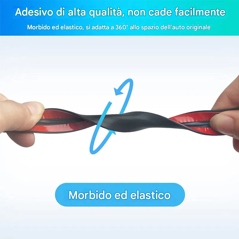 Guarnizione per il bordo del parabrezza dell'auto