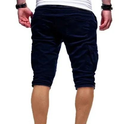 Pantaloncini larghi con grandi tasche alla moda maschile