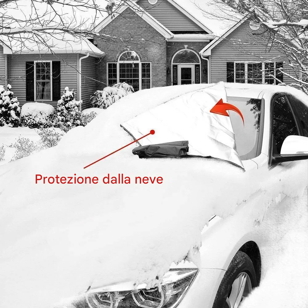 Copertura magnetica per parabrezza auto