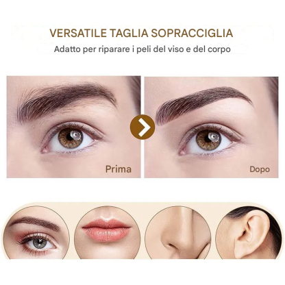 Strumento elettrico per modellare le sopracciglia