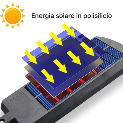 Lampada solare a LED per esterni