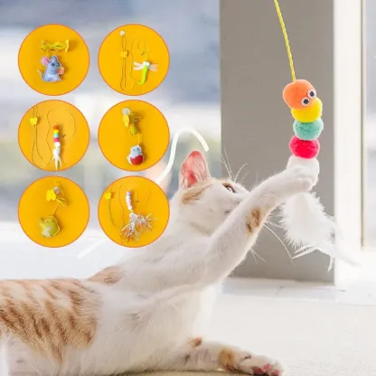 Giocattolo per gatti che rimbalzano appeso