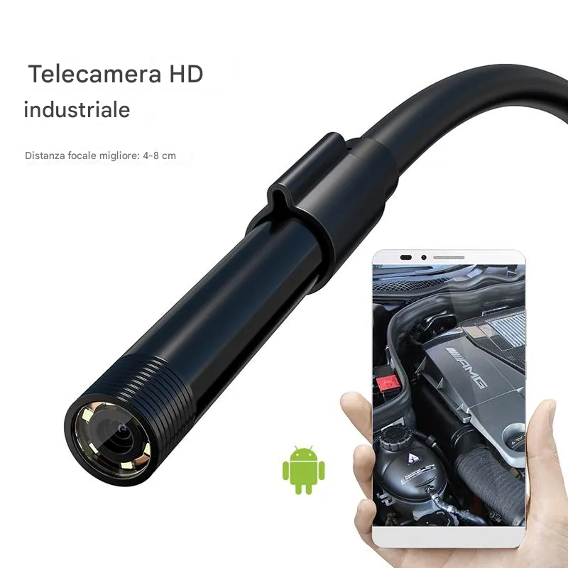 Endoscopio impermeabile per ispezione auto ed elettronica