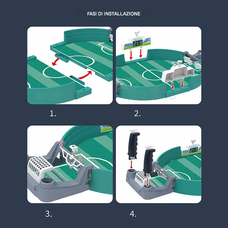 Gioco interattivo da tavolo da calcio