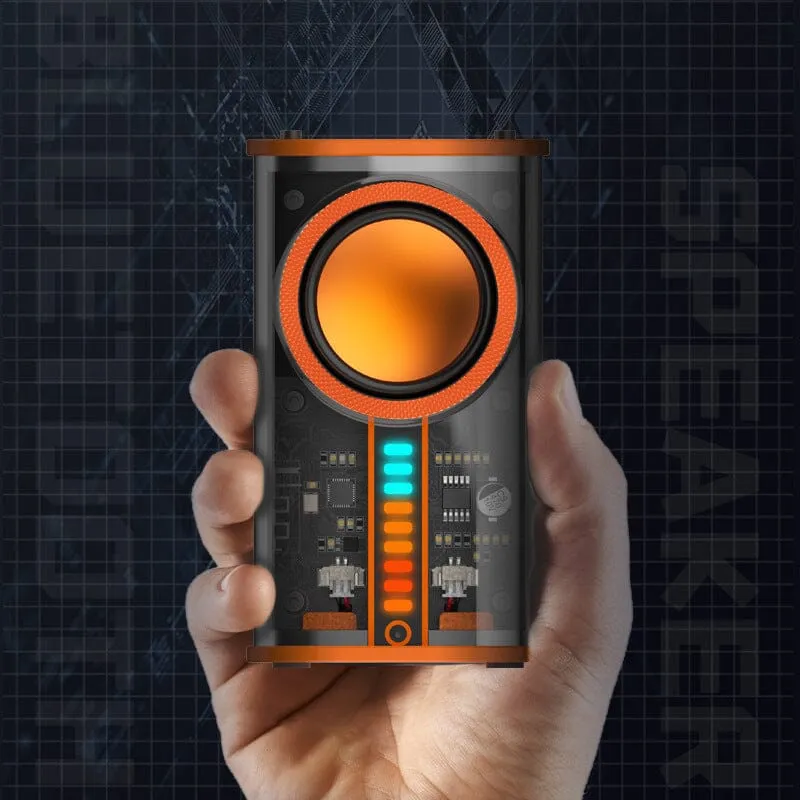 Altoparlante Bluetooth wireless Mecha trasparente
