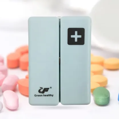 Portapillole magnetico portatile con 7 scomparti
